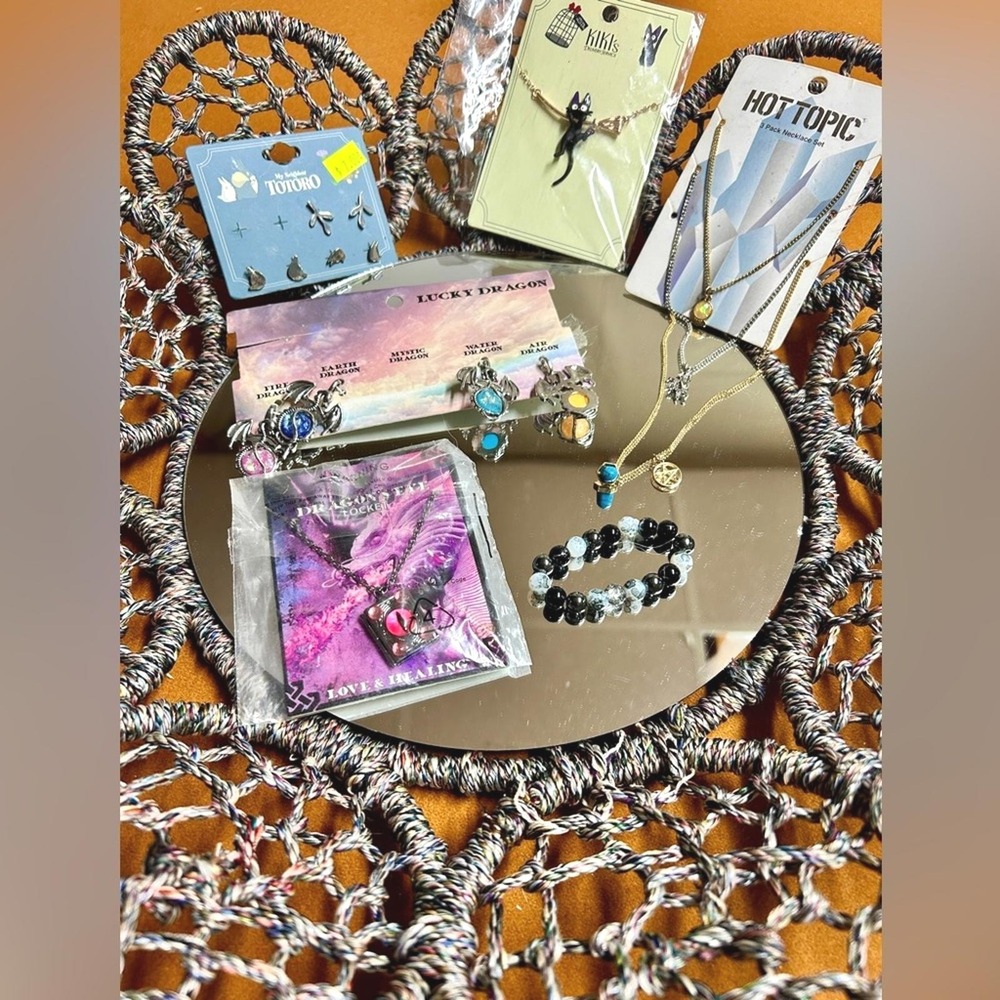 Y2K Gothic Grunge Jewelry Destash Lot - 5+ Pieces Included‎
